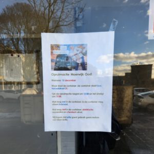 flyer opruimactie